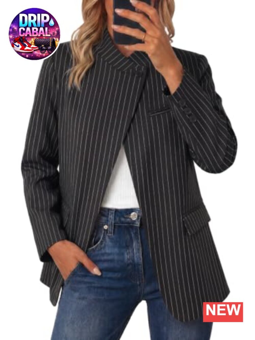 Women's Plaid Blazer Business Casual Stand Collar Open Front Lined Suit Jacket